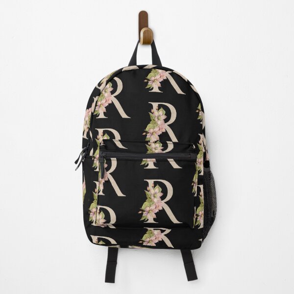 Item preview, Vintage Beige Letter R With Abstract Flowers and Leaves. Floral Letter R designed and sold by silviaol.