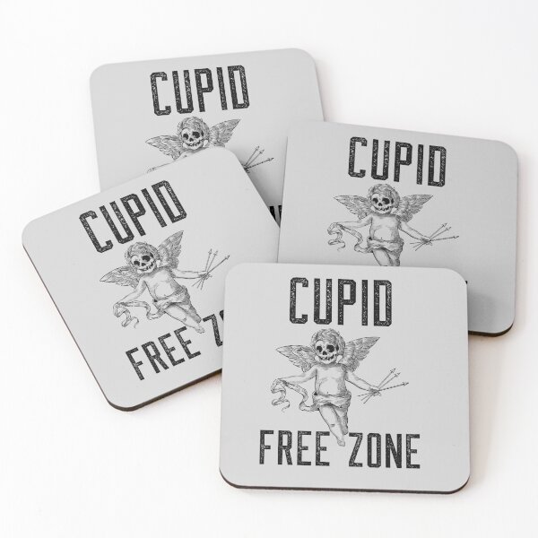 Item preview, Cupid Free Zone Anti-Valentine designed and sold by ModkMerch.