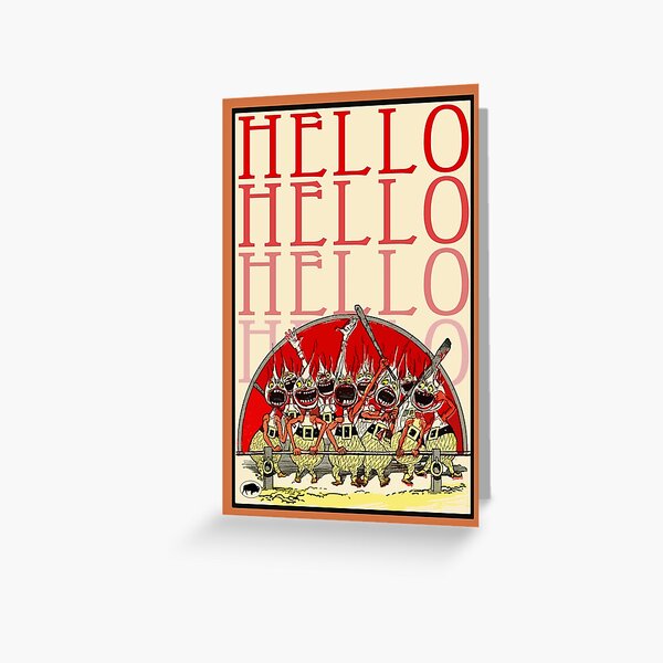 Hello Greeting Card