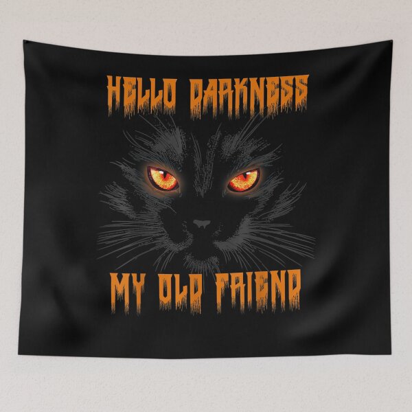 Item preview, Halloween ello Darkness My Old Friend Cat designed and sold by nvuot24.