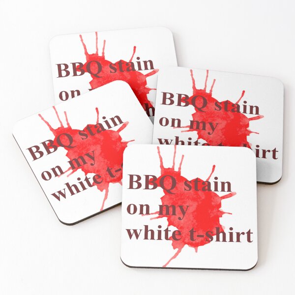Item preview, BBQ stain on my white t-shirt bbq stain on my white t shirt designed and sold by RashidaHanaart.