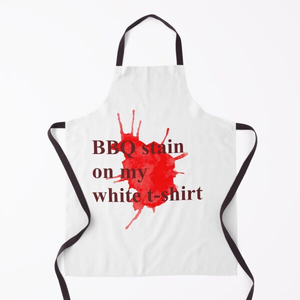 Item preview, BBQ stain on my white t-shirt bbq stain on my white t shirt designed and sold by RashidaHanaart.