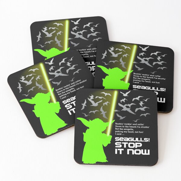 Seagulls Stop It Now! Coasters (Set of 4)