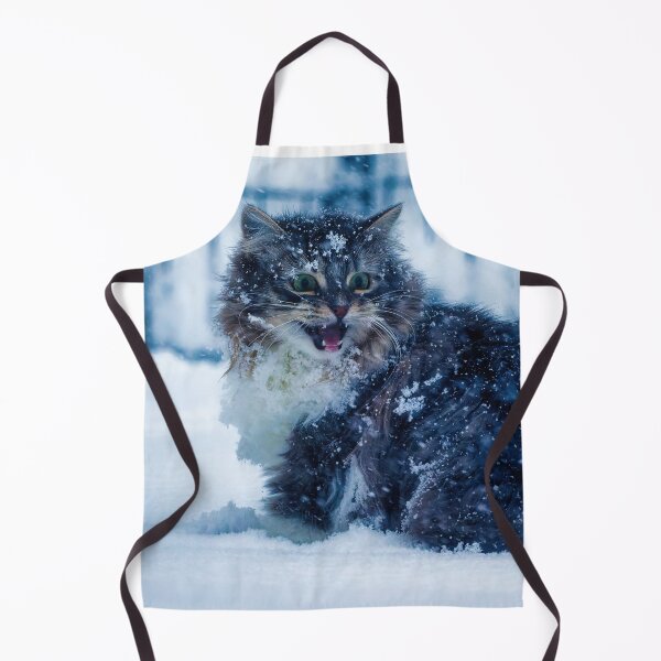 Item preview, Siberian Forest Kitten in the snow designed and sold by KDartisticeye.