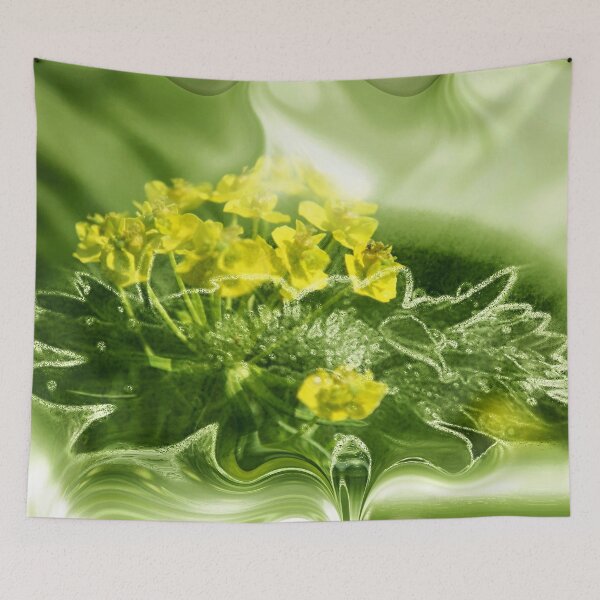 Item preview, Yellow-green around a spring stream designed and sold by Elena Lestachova.