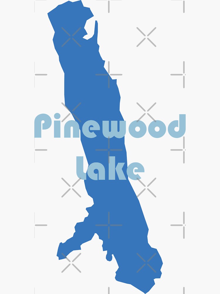"Pinewood Lake, Trumbull, Connecticut" Sticker for Sale by Awake88