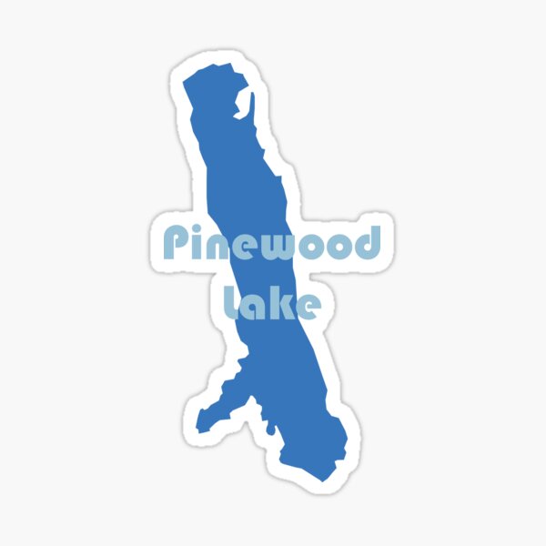 "Pinewood Lake, Trumbull, Connecticut" Sticker for Sale by Awake88