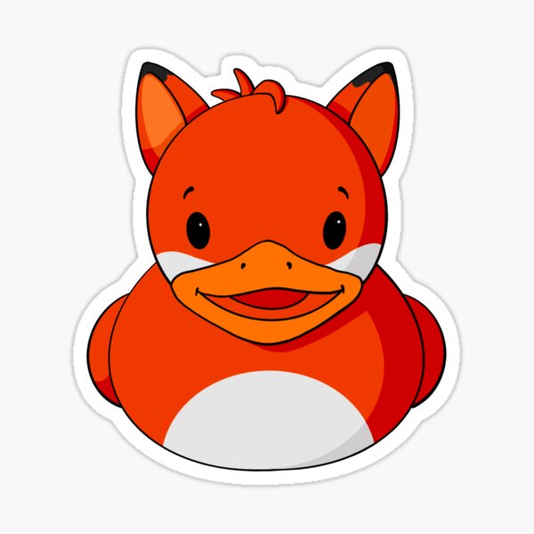 Item preview, Fox Rubber Duck designed and sold by Alisha Ober Designs.