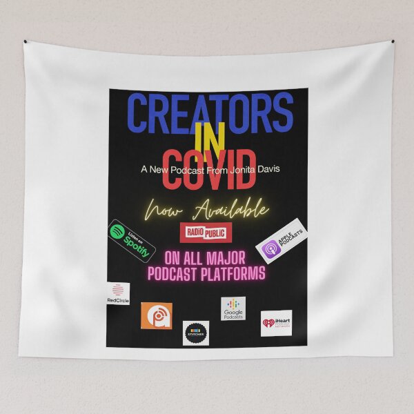 Item preview, The Creators in COVID Podcast Platform designed and sold by SantiagoDiaz22.