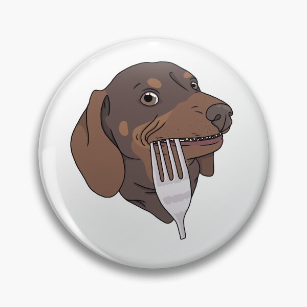 Item preview, Hungry Dachshund designed and sold by MasonsTinyPets.