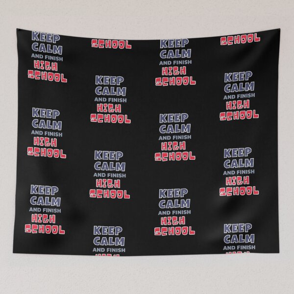 Item preview, Keep Calm & Finish High School  designed and sold by MojaveTradePost.