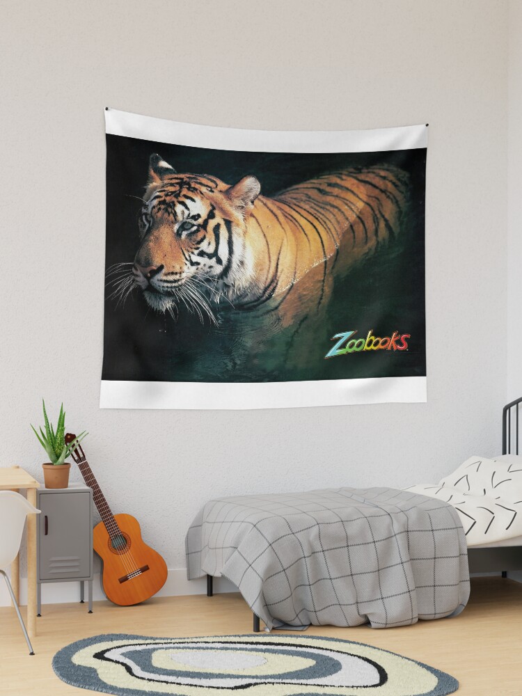 The Tiger Poster (REMASTERED) Tapestry for Sale by Nicholas