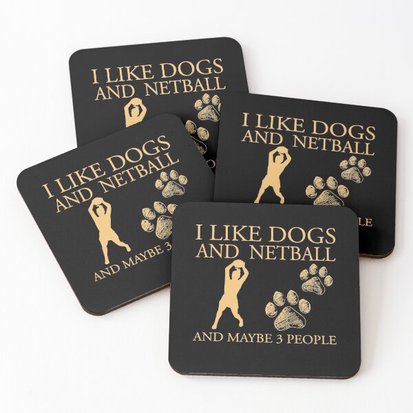 Item preview, Dogs and Netball Retro designed and sold by SweetPea49.