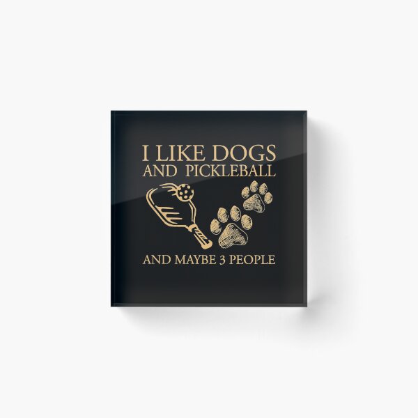 Item preview, Dogs and Pickleball Retro designed and sold by SweetPea49.