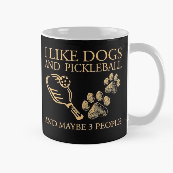 Item preview, Dogs and Pickleball Retro designed and sold by SweetPea49.
