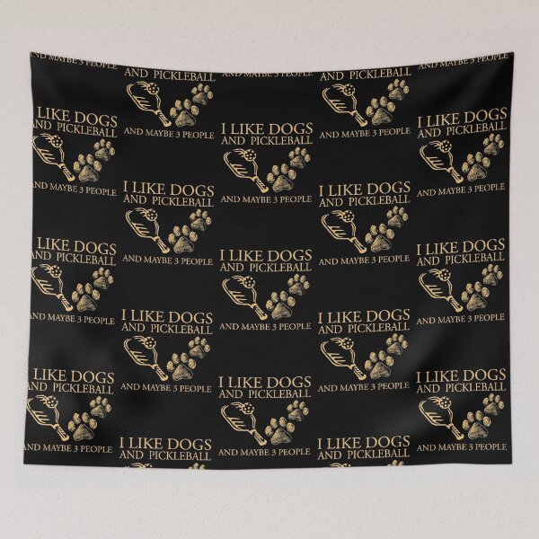 Item preview, Dogs and Pickleball Retro designed and sold by SweetPea49.