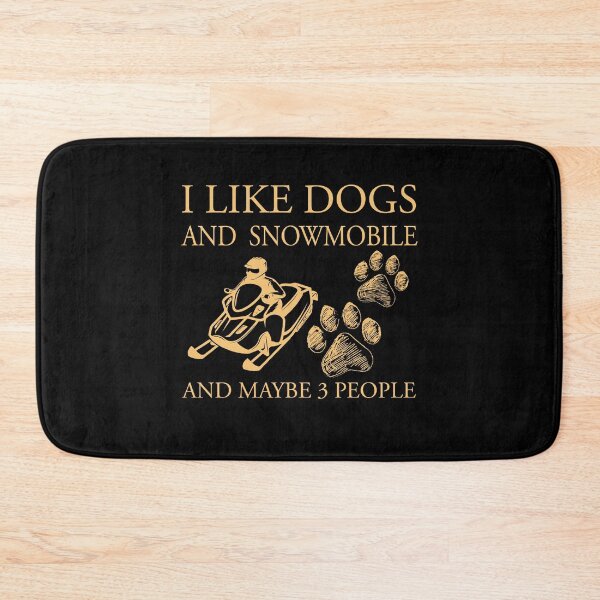 Item preview, Dogs and Snowmobile Retro designed and sold by SweetPea49.