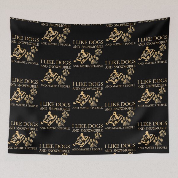 Item preview, Dogs and Snowmobile Retro designed and sold by SweetPea49.