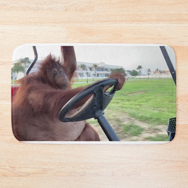 Item preview, Orangutan Driving Golf Cart designed and sold by wheppa.