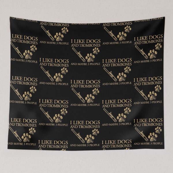 Item preview, Dogs and Trombones Retro designed and sold by SweetPea49.