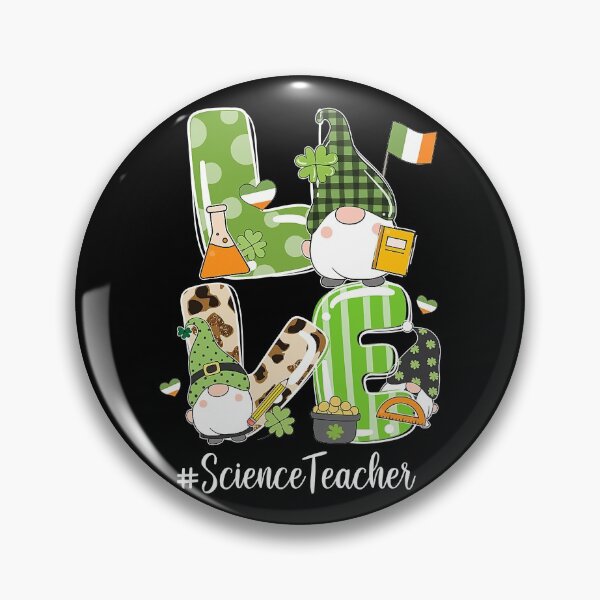 Item preview, Cute Gnome Shamrock LOVE ScienceTeacher Patricks Day Irish designed and sold by LemmikkiBadley.