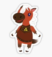 Epona animal crossing Sticker