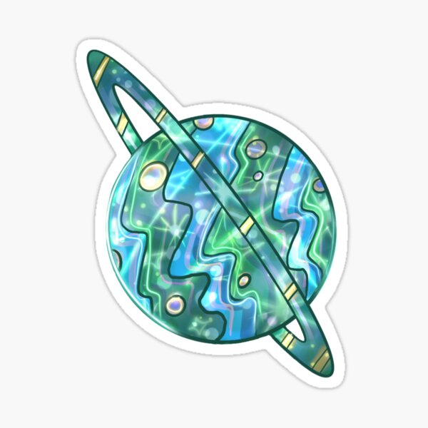 Teal the Planet Sticker