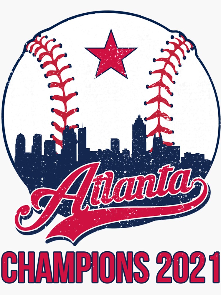 Atlanta Champs 2021, Hoodie / Medium - MLB - Sports Fan Gear | breakingt