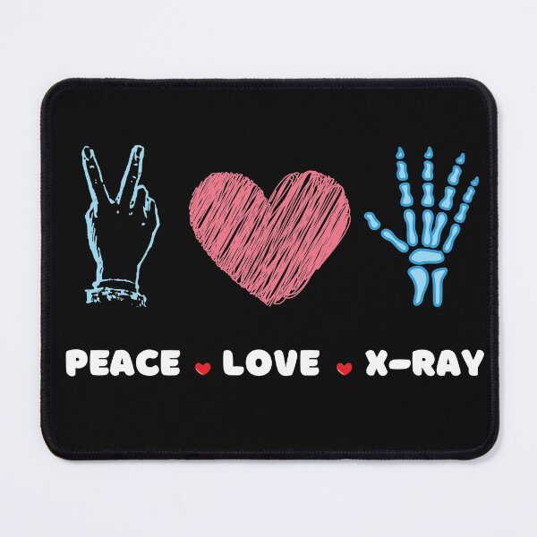 Item preview, Peace Love X-Ray Radiology Shirt designed and sold by PuPPuB.