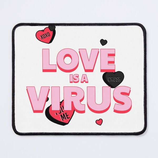 Item preview, Valentines Day - Love is a Virus designed and sold by JPMprints.