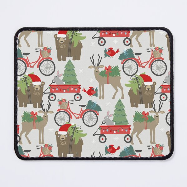 Item preview, Christmas Bear Deer Rabbit Cardinal  designed and sold by SweetTea4U.