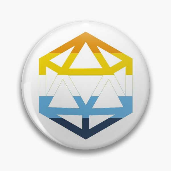 Artikelvorschau, Aroace-Pride-Flagge D20 entworfen und verkauft von NovotnyDesigns.