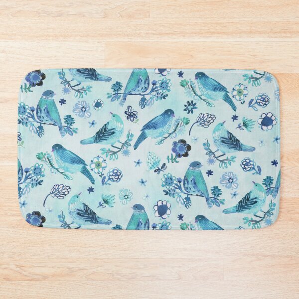 Item preview, Blue Bird Floral Watercolor  designed and sold by SweetTea4U.