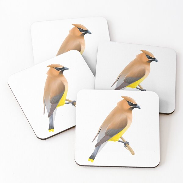 Item preview, Cedar Waxwing Bird Art designed and sold by smcewencote.