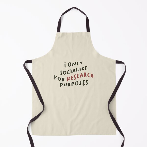 Item preview, I Only Socialize for Research Purposes, Psychology Funny Saying designed and sold by Artestygraphic.