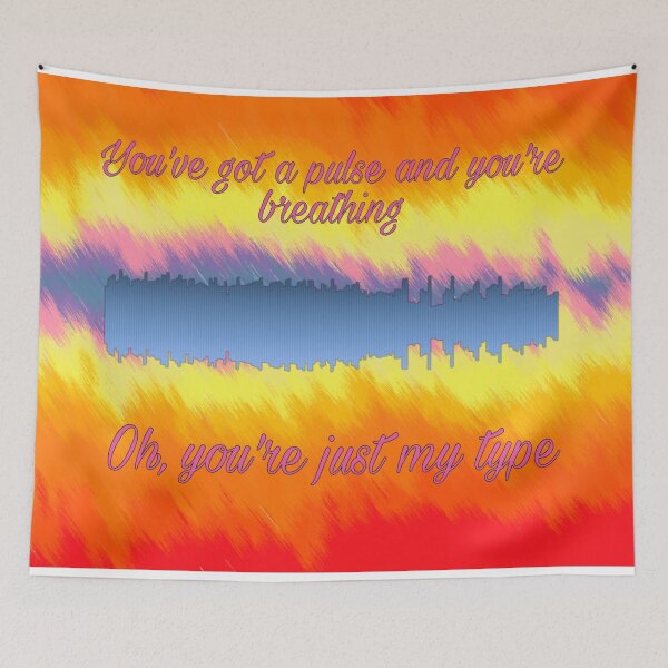 Item preview, Synesthesia Painting - Saint Motel My Type (with lyrics) designed and sold by Izzy-MEIAGD.