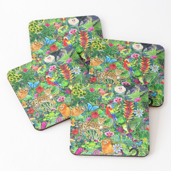 Item preview, Tropical Forest Animals designed and sold by SweetTea4U.