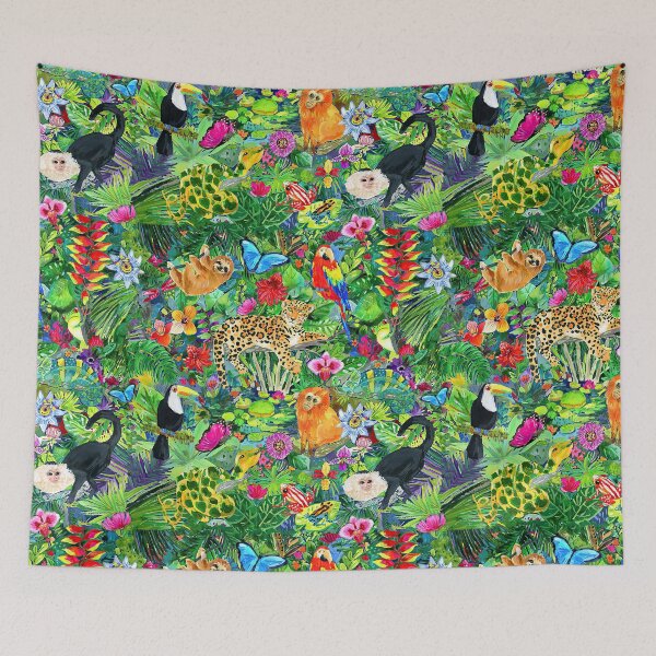 Item preview, Tropical Forest Animals designed and sold by SweetTea4U.