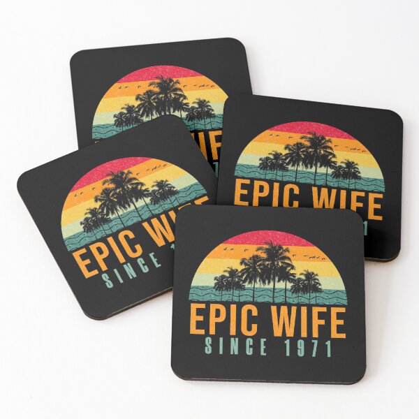 Item preview, Epic Wife Since 1971 Funny 51st wedding anniversary gift for her designed and sold by PlusAdore.