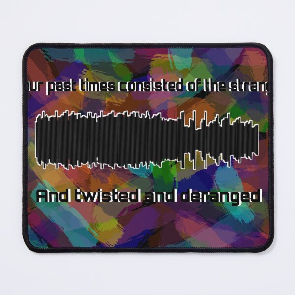 Item preview, Synesthesia Painting - Arctic Monkeys Crying Lightning (with lyrics) designed and sold by Izzy-MEIAGD.