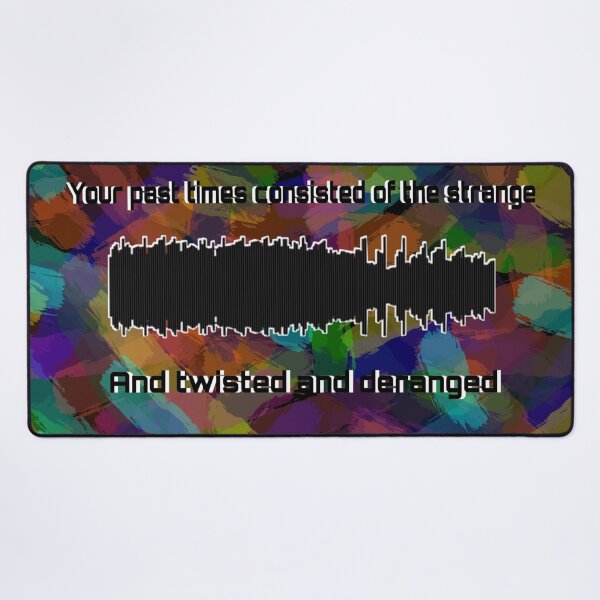 Item preview, Synesthesia Painting - Arctic Monkeys Crying Lightning (with lyrics) designed and sold by Izzy-MEIAGD.