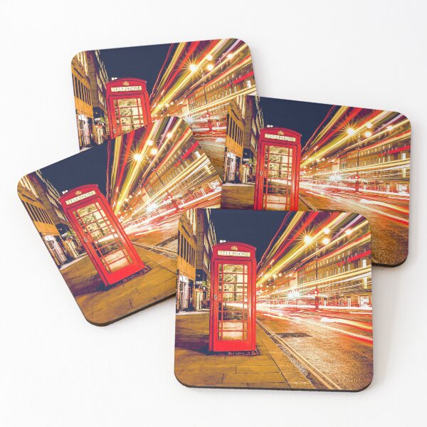 Item preview, Red Telephone Booth, London England, vintage telephone booth, Overexposed photo designed and sold by Nostrathomas66.
