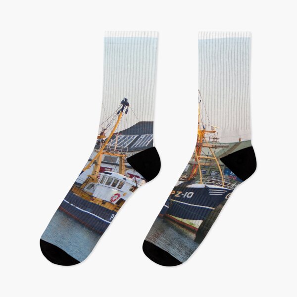 Item preview, Fishing boats, Penzance, England  designed and sold by FranWest.