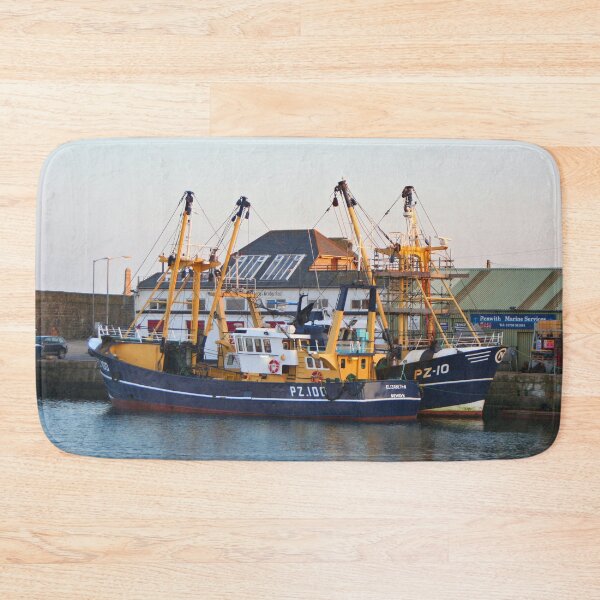 Item preview, Fishing boats, Penzance, England  designed and sold by FranWest.