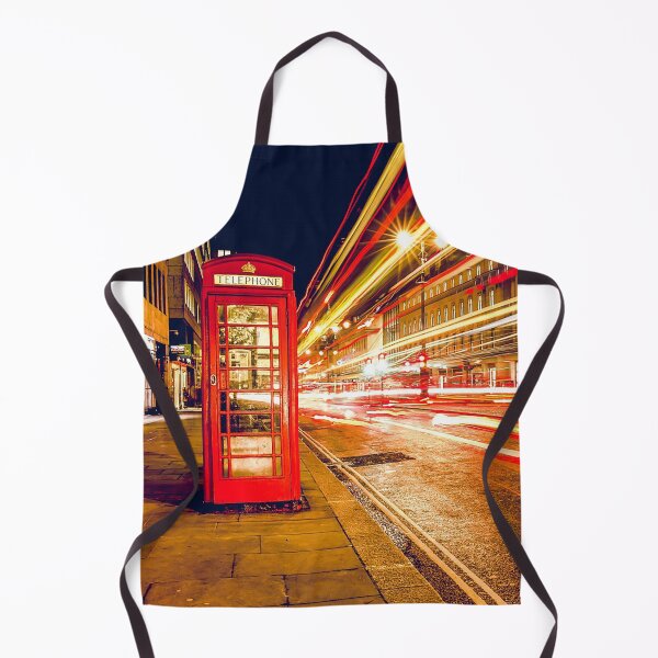 Artikelvorschau, Rote Telefonzelle, London England, Vintage Telefonzelle, überbelichtetes Foto entworfen und verkauft von Nostrathomas66.