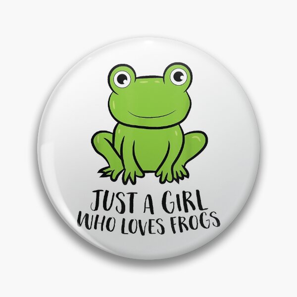 Item preview, Just A Girl Who Loves Frogs Funny Frog Lovers designed and sold by spherevilla.
