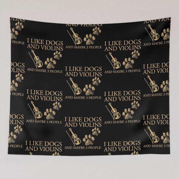 Item preview, Vintage Dogs And Violins  designed and sold by SweetTea4U.