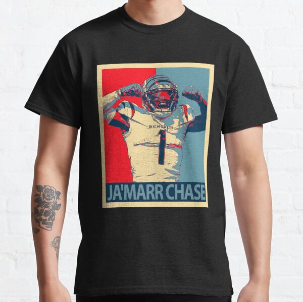 Ja';Marr Chase Football Poster American T-Shirt - Guineashirt Premium ™ LLC