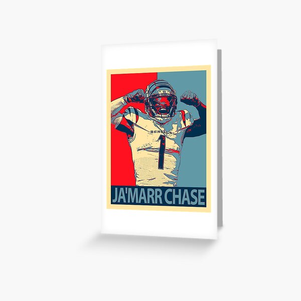 Ja'marr Chase Greeting Card for Sale by cmills005