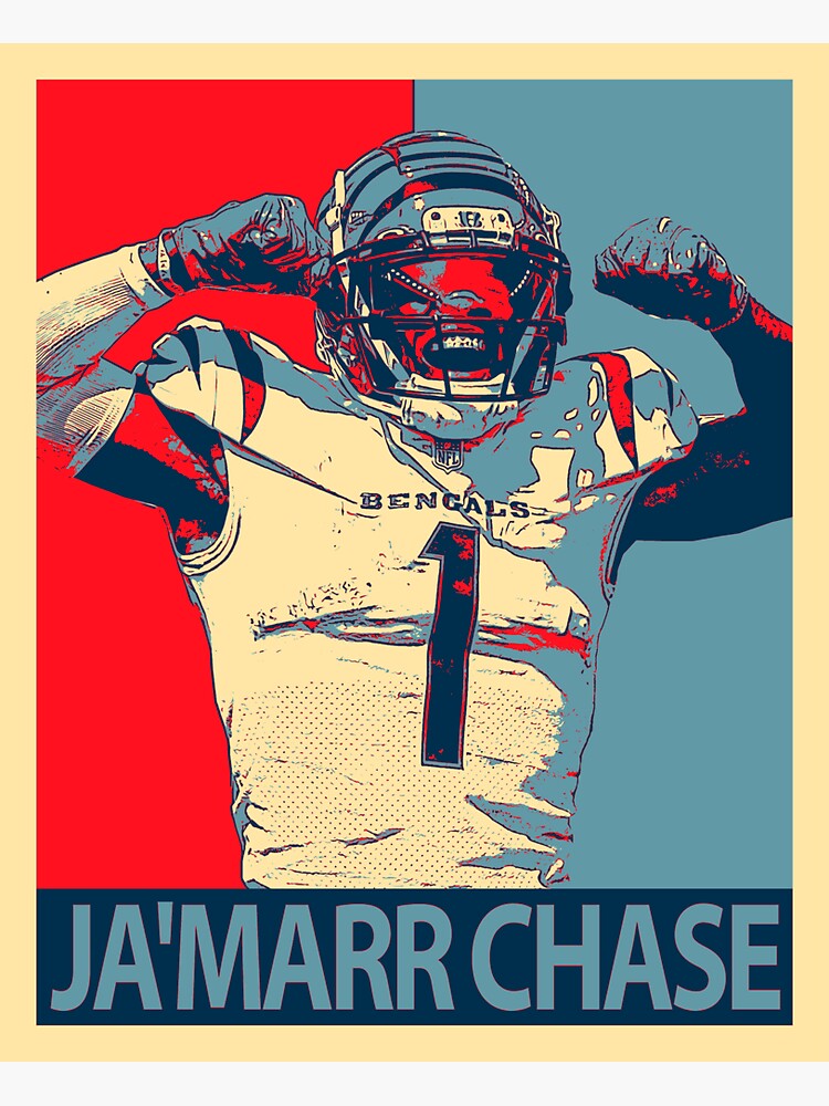 Ja'Marr Chase Griddy Poster for Sale by RatTrapTees